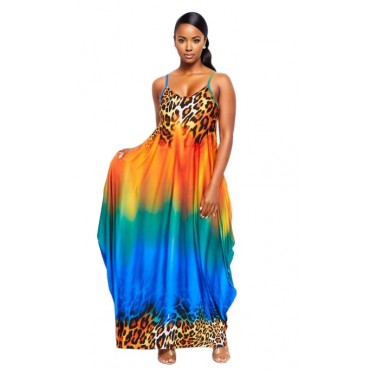 3XL Rainbow Cami Dress SKU# ALD93173XLRNBMT
