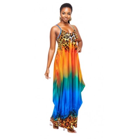 5XL Rainbow Cami Dress SKU# ALD93175XLRNBMT