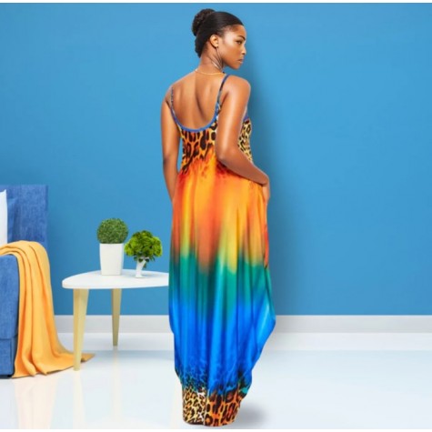 5XL Rainbow Cami Dress SKU# ALD93175XLRNBMT