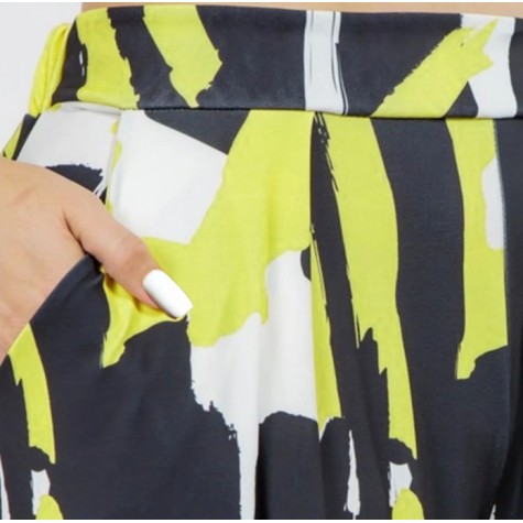 3XL Yellow Black Outfit Set SKU# ALS74883XLYELMT