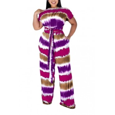 3XL Purple Tie Dye Outfit Set SKU# ALS2182093XLPURMT