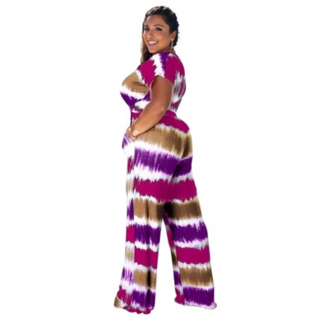 3XL Purple Tie Dye Outfit Set SKU# ALS2182093XLPURMT