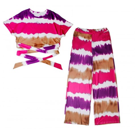 3XL Purple Tie Dye Outfit Set SKU# ALS2182093XLPURMT