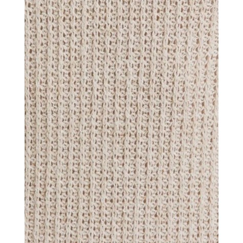 GILLI  Cream Ribbed Knit Tank Contemporary Bodycon Elegance Midi Dress SKU# AD4280-natural-6