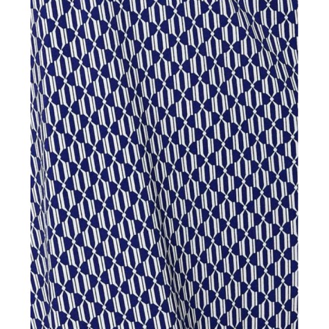 GILLI  Plus Size Sleeveless Faux Wrap Abstract Dress SKU# XD17086A-navy-white-abstract-6